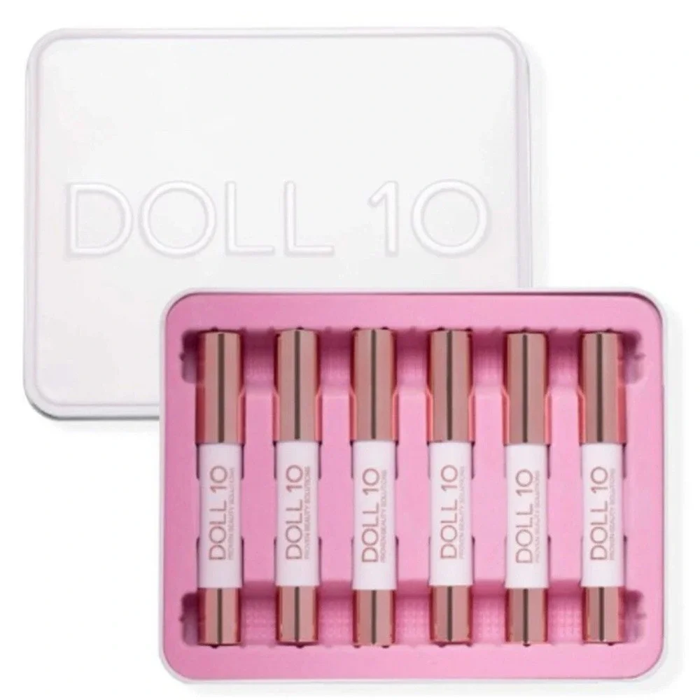 Doll 10 Speak‎ Your Peace - 6 Piece Lip Smoothie Lip Crayon Set- New Sealed